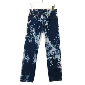 2000 Vintage LEVI'S 501 Bleach Wash High Rise Straight Leg Jeans Waist 30"